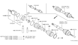 Diagram for 1984 Nissan Sentra Axle Shaft - 39100-11A20