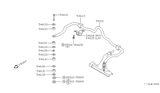 Diagram for Nissan Sentra Sway Bar Bracket - 54614-01M00