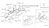Diagram for Nissan Sentra Antenna Cable - 28360-W1001
