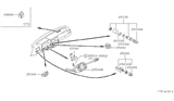Diagram for 1983 Nissan Sentra Turn Signal Switch - 25560-06M60