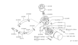 Diagram for Nissan Sentra Engine Oil Cooler - 21305-16A01