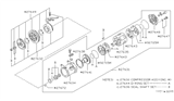 Diagram for 1988 Nissan Stanza A/C Compressor - 92600-29R00