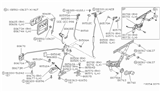 Diagram for Nissan Stanza Door Latch Assembly - 80523-29R00