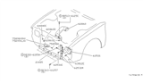 Diagram for Nissan Stanza Air Deflector - 62848-21R00