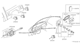 Diagram for 1988 Nissan Stanza Turn Signal Switch - 25560-29R60
