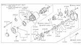 Diagram for 1990 Nissan Stanza Starter Drive Gear - 23357-30R00