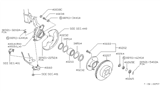 Diagram for 1992 Nissan Stanza Steering Knuckle - 40014-30R10