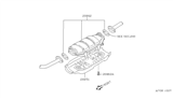 Diagram for Nissan Stanza Catalytic Converter - 20802-65E28