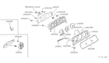 Diagram for 1991 Nissan Stanza Instrument Cluster - 24814-65E00
