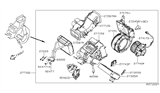 Diagram for Nissan Pathfinder Blower Motor - 27375-ZF00A