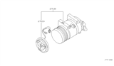 Diagram for Nissan Pathfinder A/C Compressor - 92600-EA200