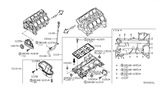 Diagram for 2008 Nissan Pathfinder Oil Pan - 11110-ZS00A