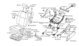 Diagram for 2013 Nissan Frontier Seat Motor - 87450-ZP20C