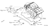Diagram for 2009 Nissan Pathfinder Thermostat Housing - 21021-EA200