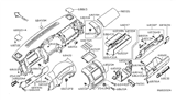 Diagram for Nissan Pathfinder Ashtray - 68800-EA000
