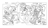 Diagram for 2012 Nissan Pathfinder Armrest - 88700-EA100