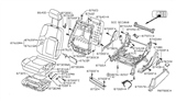 Diagram for 2008 Nissan Pathfinder Seat Heater - 87635-ZP00A