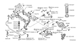 Diagram for 2005 Nissan Pathfinder Trailing Arm - 55502-EA500