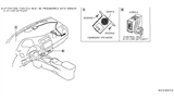 Diagram for 2020 Nissan Leaf Body Control Module - 284U1-5SN0A