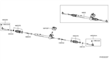 Diagram for 2020 Nissan Leaf Rack And Pinion - 48001-5SA3A