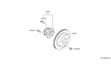 Diagram for 2022 Nissan Leaf Wheel Bearing - 43202-5SN0A
