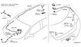 Diagram for Nissan Leaf Antenna Cable - 24058-5SG0A