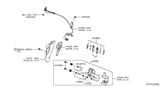 Diagram for 2014 Nissan Leaf Brake Pad Set - D4060-3NF0B