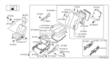 Diagram for 2006 Nissan Altima Seat Cushion - 87350-ZB015
