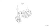 Diagram for Nissan Altima A/C Compressor - 92600-CA03B