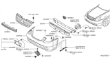 Diagram for 2006 Nissan Altima Grille - 62070-ZB000