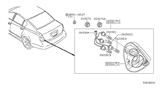 Diagram for Nissan Xterra Headlight Bulb - 26271-9B902