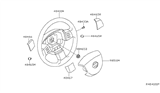Diagram for Nissan Altima Steering Wheel - 48430-ZB005