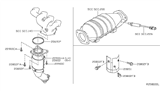 Diagram for Nissan Altima Catalytic Converter - 208A1-8J400