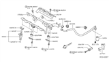 Diagram for Nissan Altima Fuel Injector - 16600-7Y00A