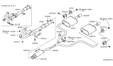 Diagram for 2004 Nissan Maxima Exhaust Pipe - 20020-8Y000
