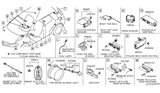 Diagram for 2014 Nissan Murano Body Control Module - 284G0-1AA1A