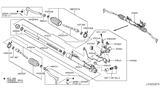 Diagram for 2011 Nissan Murano Rack and Pinion Boot - 48204-VG025