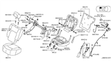 Diagram for 2010 Nissan Murano Seat Cover - 88670-1AY0A