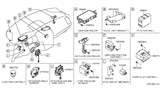 Diagram for 2009 Nissan Murano Body Control Module - 284B1-1AA2B