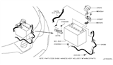 Diagram for 2014 Nissan Murano Battery Cable - 24080-1AA0A
