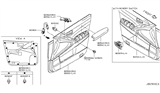 Diagram for 2012 Nissan Murano Armrest - 80941-1AA1A