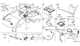 Diagram for 2012 Nissan Murano Antenna - 28208-1AA1H