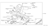 Diagram for 1982 Nissan 200SX Seat Switch - 87610-N8300