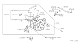 Diagram for 1981 Nissan 200SX Heater Core - 27145-N8500