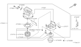 Diagram for Nissan Sentra Blower Motor Resistor - 27150-8B700