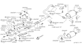 Diagram for Nissan Sentra Exhaust Hanger - 20722-4B000
