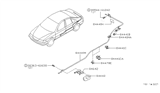 Diagram for 1995 Nissan Sentra Door Latch Cable - 84650-1M200