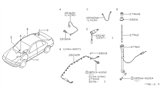 Diagram for 1996 Nissan 200SX Antenna Cable - 28242-1M160