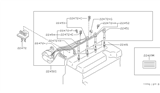 Diagram for Nissan Spark Plug Wire - 22440-4B000