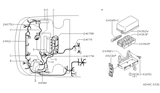 Diagram for 1995 Nissan Sentra Battery Cable - 24080-4B600